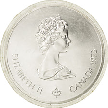 Coin, Canada, Elizabeth II, 10 Dollars Olympics, 1973, MS(65-70), Silver, KM 87