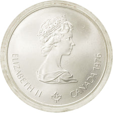 Coin, Canada, Elizabeth II, 5 Dollars Olympics, 1976, MS(65-70), Silver, KM 109