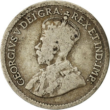 Coin, Canada, George V, 5 Cents, 1919, Ottawa, VF(30-35), Silver, KM 22