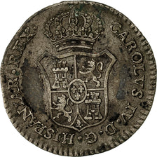 Moneta, Spagna, Charles IV, Real, 1789, Madrid, BB, Argento