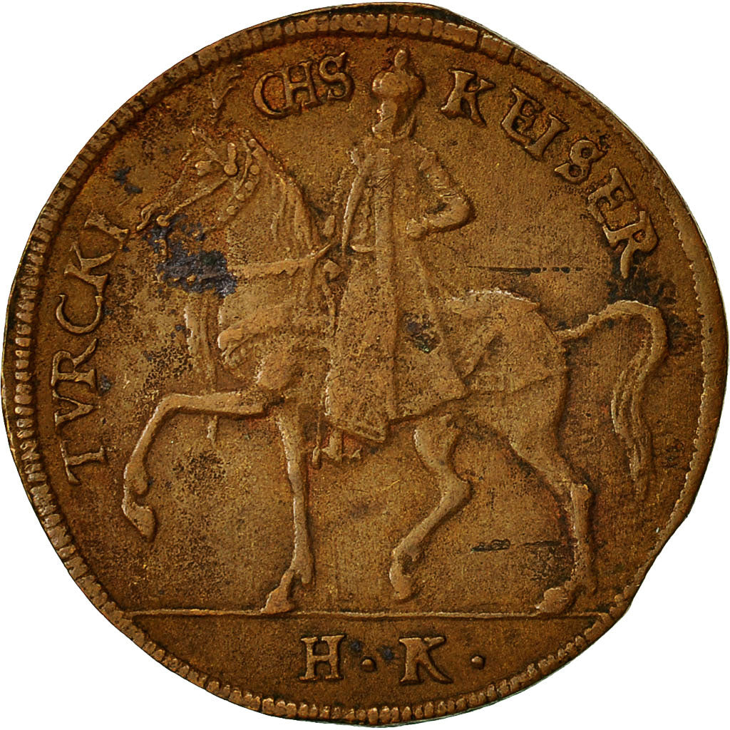 Allemagne, Jeton, Le Sultan turc, Hans Krauwinckel, TTB, Cuivre