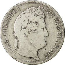 Coin, France, Louis-Philippe, 5 Francs, 1835, Limoges, F(12-15), Silver