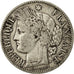 Moneta, Francja, Cérès, 2 Francs, 1872, Bordeaux, EF(40-45), Srebro, KM:817.2
