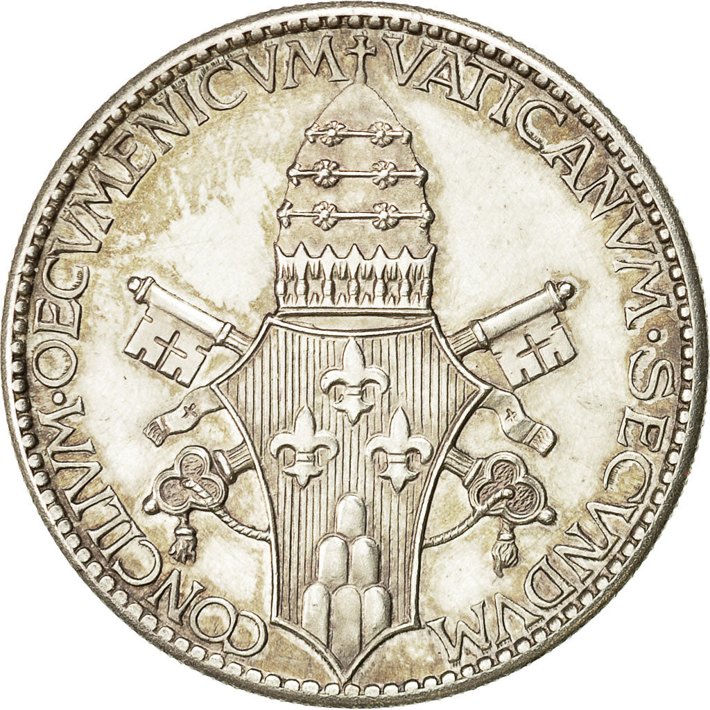 Vatikan, Medaille, Paul VI, Concile de Vatican II, UNZ, Silber