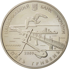 Coin, Ukraine, 5 Hryven, 2009, Kyiv, MS(65-70), Copper-Nickel-Zinc, KM:547
