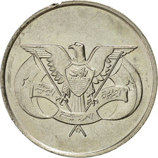 Moneda, República árabe de Yemen, Riyal, 1985, SC, Cobre - níquel, KM:42