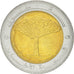 Coin, YEMEN REPUBLIC, 20 Rials, 2004, MS(60-62), Bi-Metallic, KM:29