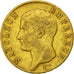 Moneta, Francia, Napoléon I, 40 Francs, 1805, Paris, BB, Oro, KM:664.1