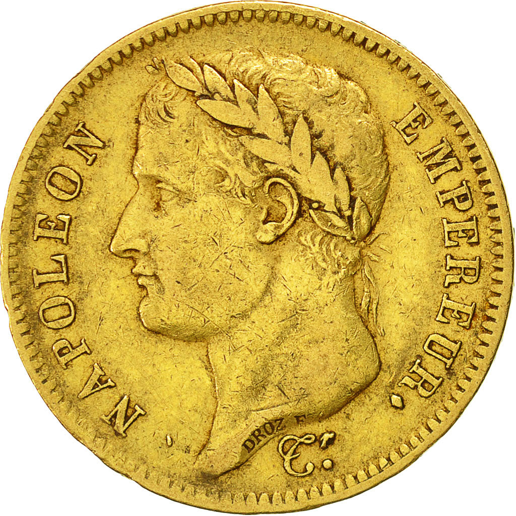 Coin, France, Napoléon I, 40 Francs, 1811, Paris, EF(40-45), Gold, KM:696.1