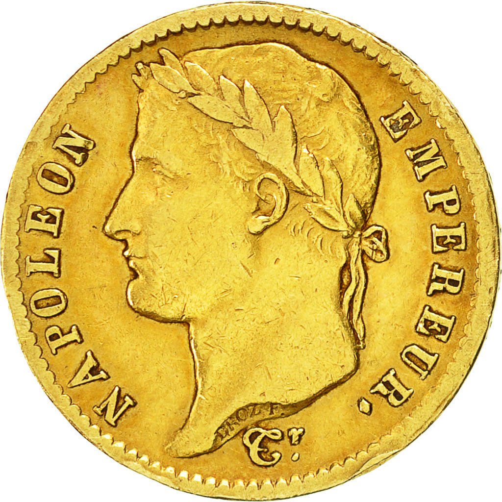 Munten, Frankrijk, Napoléon I, 20 Francs, 1813, Lille, ZF, Goud, KM:695.10