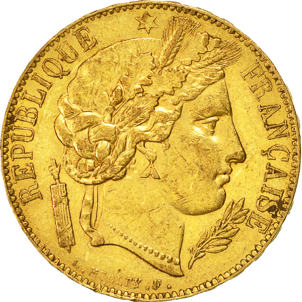 Coin, France, Cérès, 20 Francs, 1850, Paris, EF(40-45), Gold, KM:762