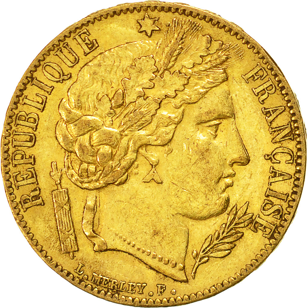 Coin, France, Cérès, 20 Francs, 1850, Paris, EF(40-45), Gold, KM:762