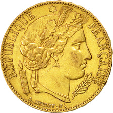 Coin, France, Cérès, 20 Francs, 1850, Paris, EF(40-45), Gold, KM:762