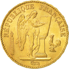 Coin, France, Génie, 20 Francs, 1887, Paris, MS(60-62), Gold, KM:825