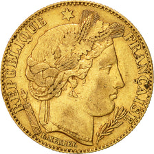 Coin, France, Cérès, 10 Francs, 1899, Paris, EF(40-45), Gold, KM:830