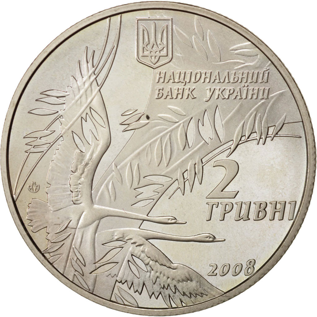 Coin, Ukraine, Simonenko, 2 Hryvni, 2008, Kyiv, MS(63), Copper-nickel