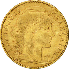 Munten, Frankrijk, Marianne, 10 Francs, 1900, Paris, ZF, Goud, KM:846