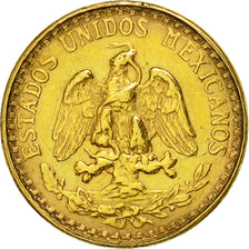 Coin, Mexico, 2 Pesos, 1945, Mexico City, AU(50-53), Gold, KM:461
