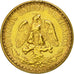Coin, Mexico, 2 Pesos, 1945, Mexico City, AU(50-53), Gold, KM:461