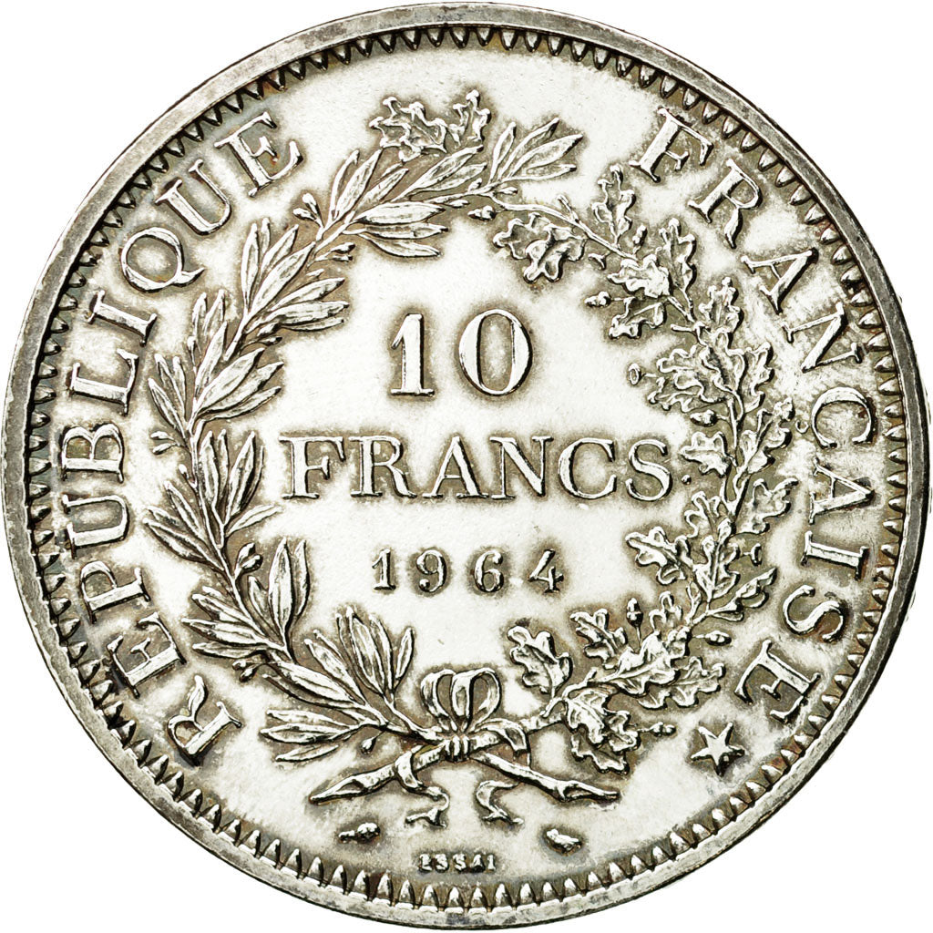 Coin, France, 10 Francs, 1964, Paris, ESSAI, MS(63), Silver, KM E111