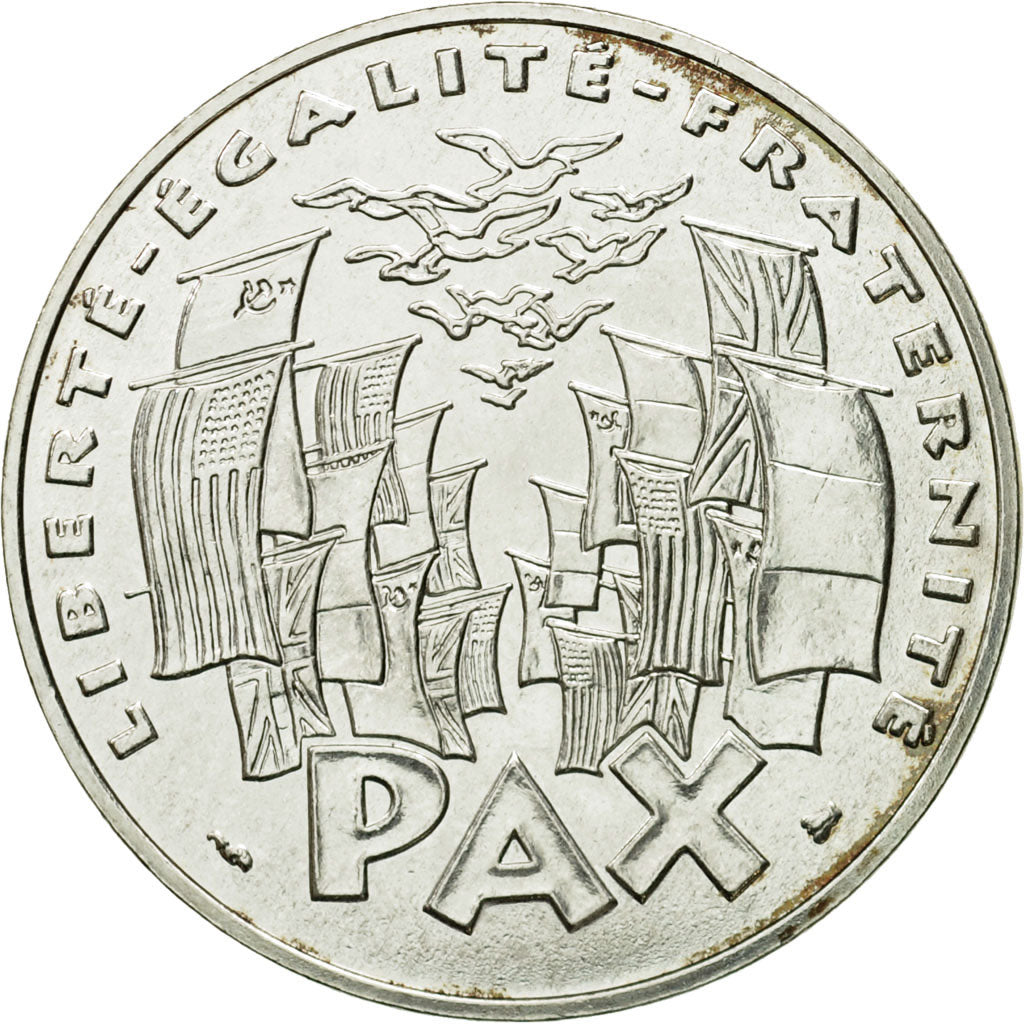 Coin, France, 8 mai 1945, 100 Francs, 1995, Pessac, ESSAI, MS(63), Silver