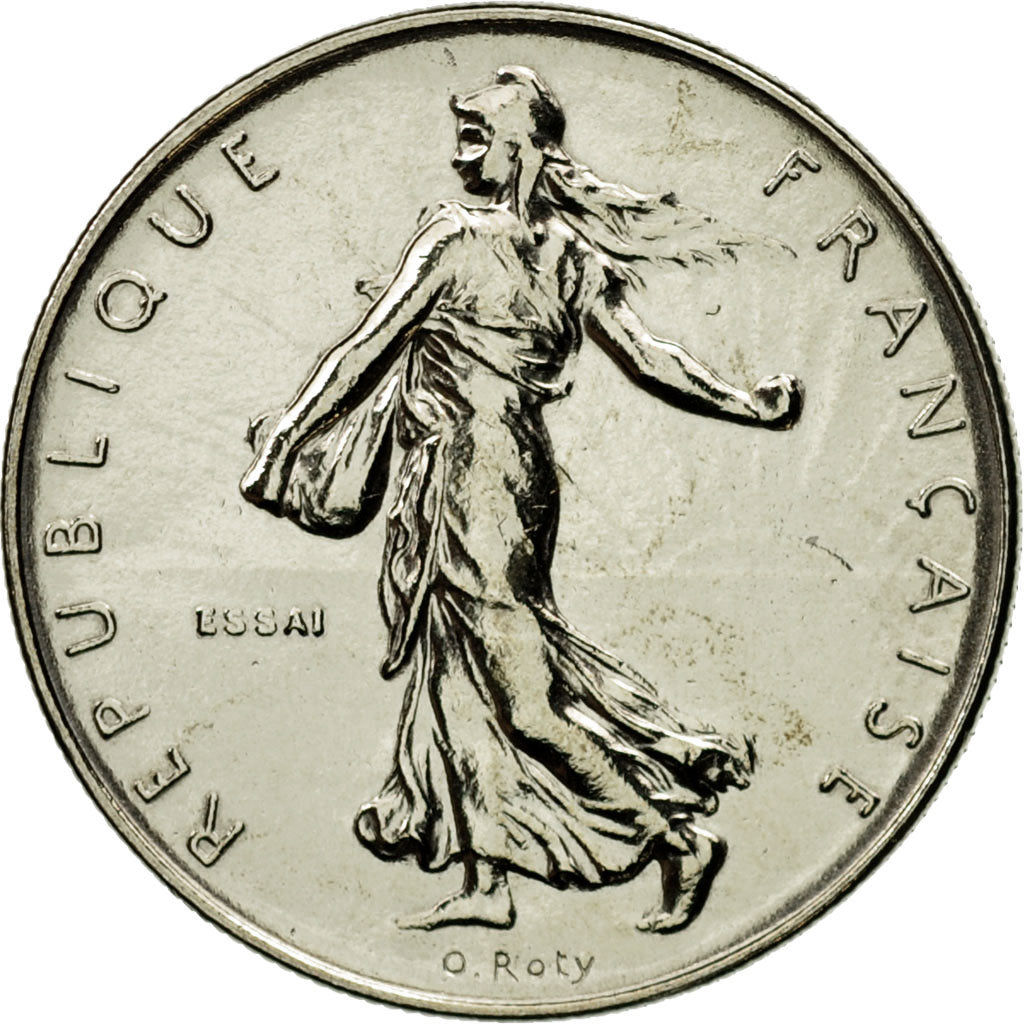 Coin, France, Semeuse, Franc, 1959, Paris, ESSAI, MS(65-70), Nickel, KM:E98