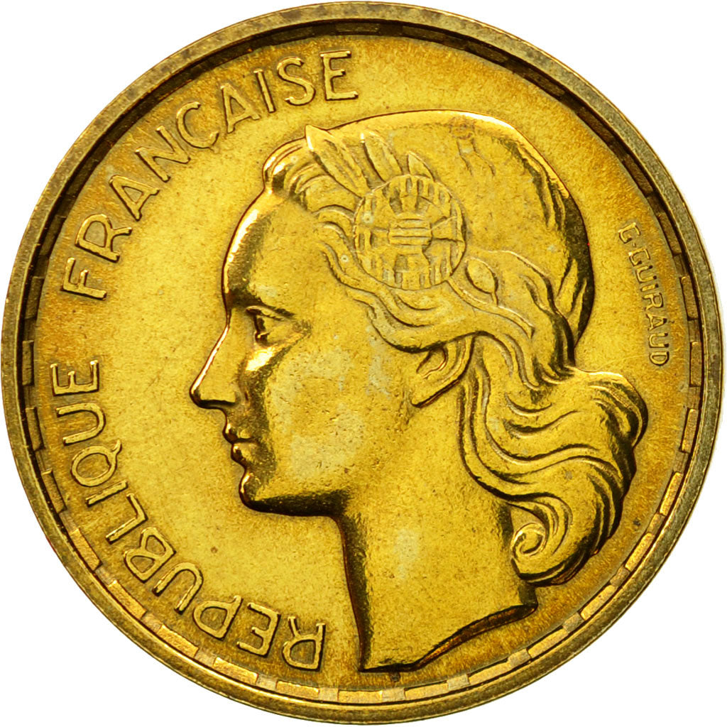 Coin, France, Guiraud, 20 Francs, 1950, Paris, ESSAI, MS(65-70)