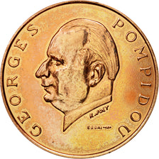 Coin, Gabon, Georges Pompidou, 5000 Francs, 1971, Paris, ESSAI, MS(64)