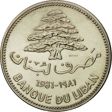 Coin, Lebanon, 10 Livres, 1981, Paris, ESSAI, MS(63), Copper-nickel, KM:E16