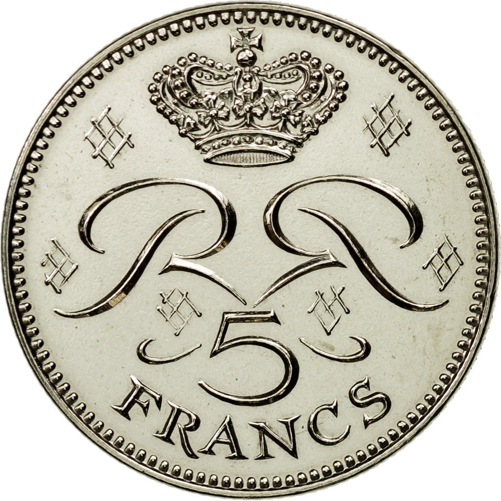 Münze, Monaco, Rainier III, 5 Francs, 1971, Paris, ESSAI, STGL, Copper-nickel
