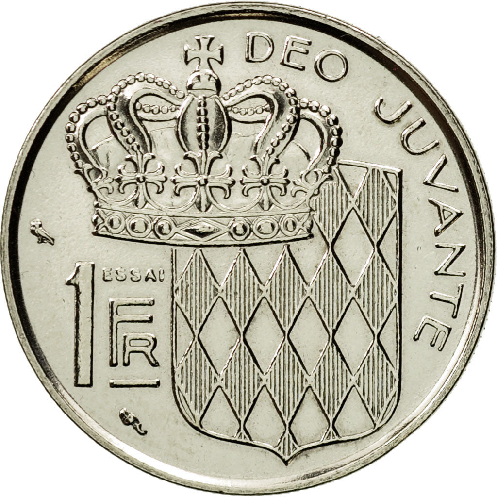 Coin, Monaco, Rainier III, Franc, 1960, Paris, ESSAI, MS(65-70), Nickel, KM:E38