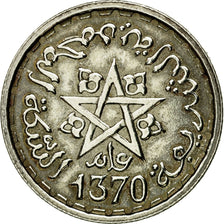Coin, Morocco, 100 Francs, 1370/1951, Paris, ESSAI, MS(63), Silver, KM:E40
