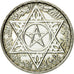 Coin, Morocco, 100 Francs, AH 1372/1953, Paris, ESSAI, MS(64), Silver, KM:E44