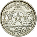 Coin, Morocco, 100 Francs, AH 1372/1953, Paris, ESSAI, MS(65-70), Silver