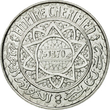 Coin, Morocco, 5 Francs, AH 1370/1951, Paris, ESSAI, MS(65-70), Aluminum