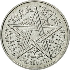 Coin, Morocco, 2 Francs, AH 1370/1951, Paris, ESSAI, MS(63), Aluminum, KM:E38