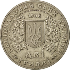 Ukraine, 2 Hryvni, 1996, Kyiv, Copper-Nickel-Zinc, KM:30