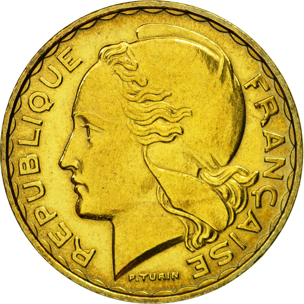 Coin, France, Essai de Turin, 20 Francs, 1950, Paris, ESSAI, MS(63)
