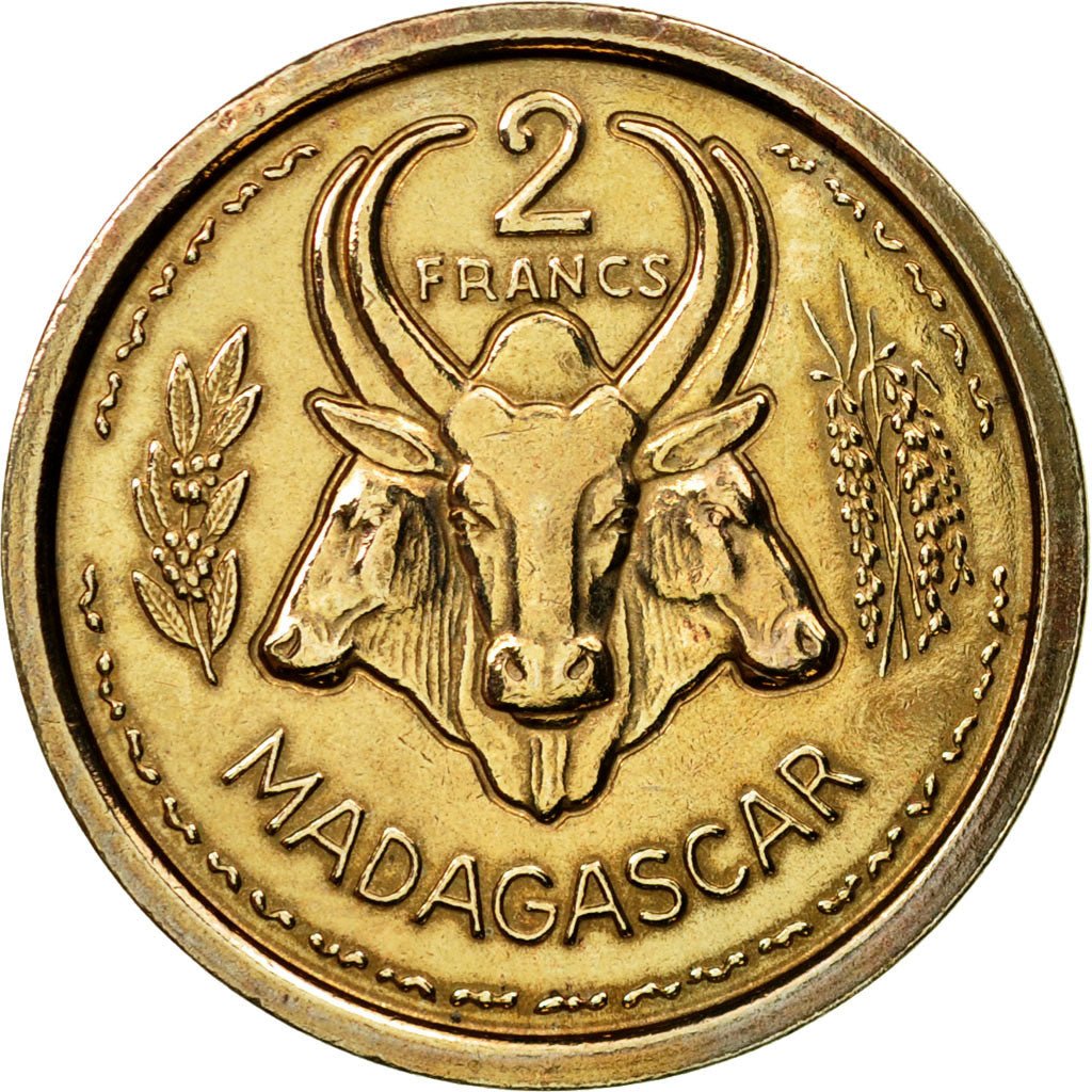 Coin, Madagascar, 2 Francs, 1948, Paris, ESSAI, MS(63), Copper-nickel, KM:E2