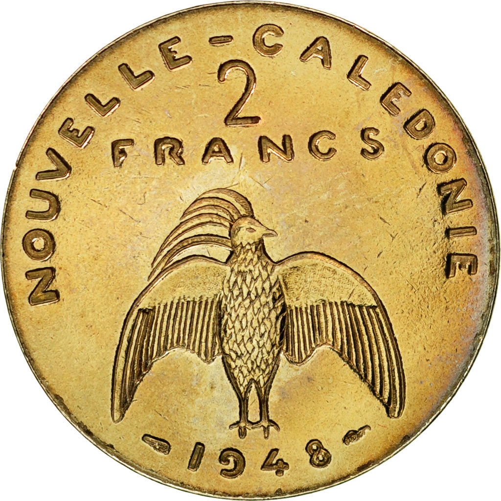 Monnaie, Nouvelle-Calédonie, 2 Francs, 1948, Paris, ESSAI, SUP+, Nickel-Bronze