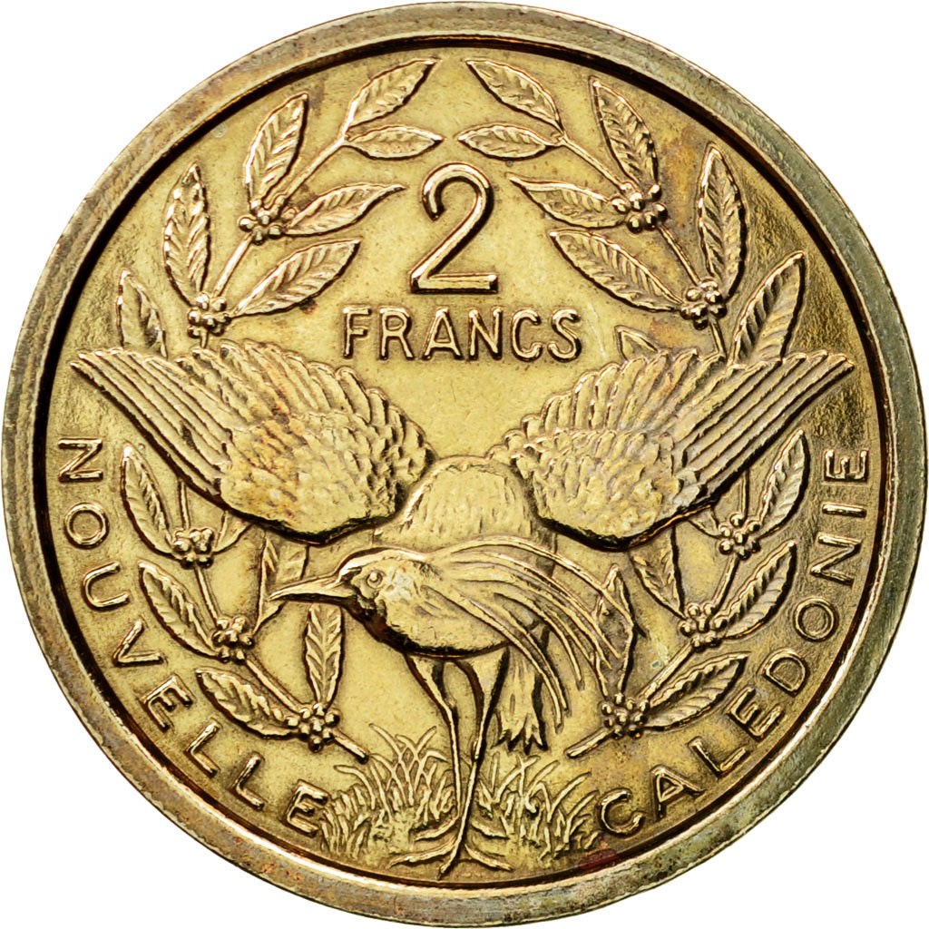 Coin, New Caledonia, 2 Francs, 1949, Paris, ESSAI, MS(65-70), Copper-nickel