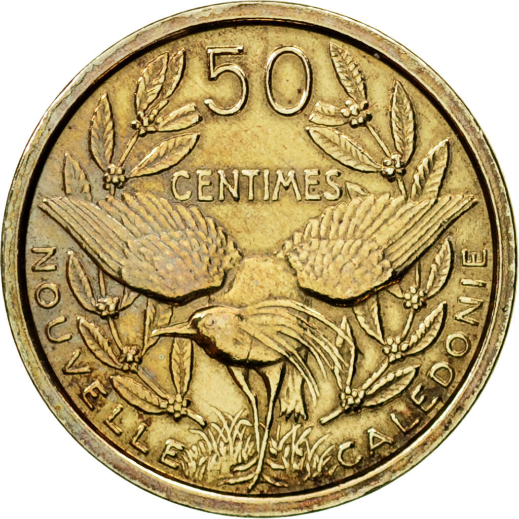 Coin, New Caledonia, 50 Centimes, 1949, Paris, ESSAI, MS(63), Copper-nickel