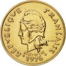 Coin, New Caledonia, 100 Francs, 1976, Paris, ESSAI, MS(63), Nickel-Bronze
