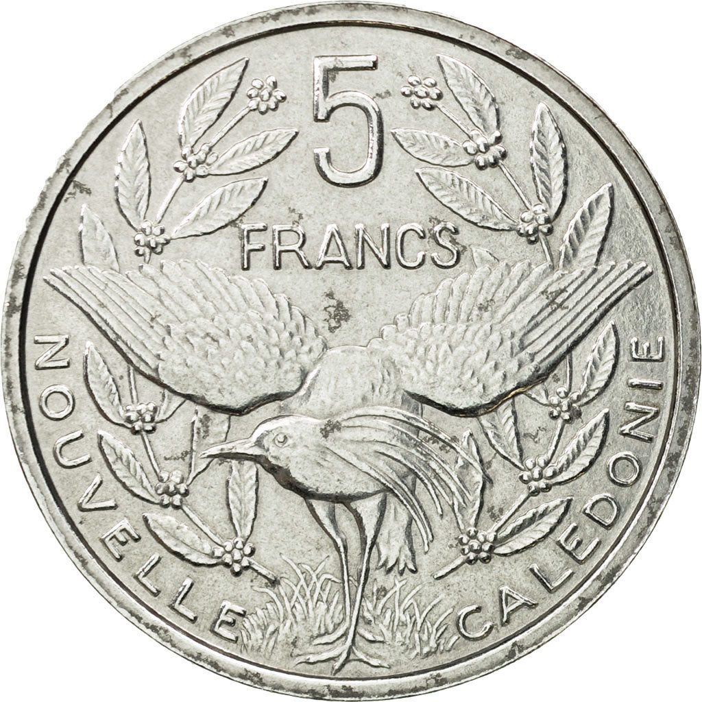 Coin, New Caledonia, 5 Francs, 1952, Paris, ESSAI, MS(63), Aluminum, KM:E10