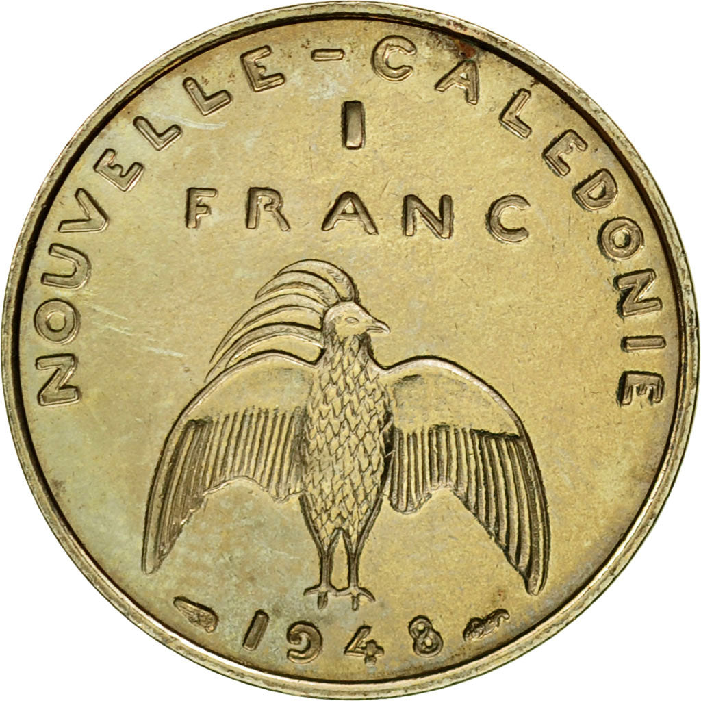 Coin, New Caledonia, Franc, 1948, Paris, ESSAI, MS(64), Nickel-Bronze, KM:E4
