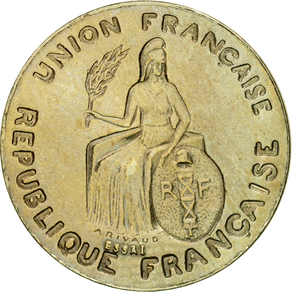 Monnaie, FRENCH OCEANIA, 50 Centimes, 1948, Paris, ESSAI, SPL+, Nickel-Bronze