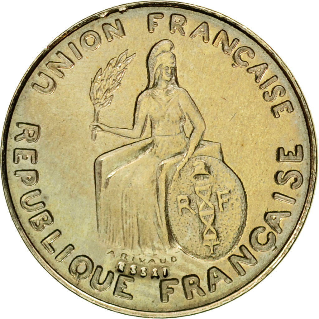 Monnaie, FRENCH OCEANIA, 50 Centimes, 1948, Paris, ESSAI, SPL, Nickel-Bronze