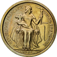 Münze, FRENCH OCEANIA, 2 Francs, 1949, Paris, ESSAI, UNZ+, Copper-nickel