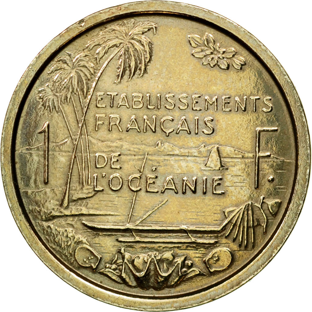 Moneta, OCEANIA FRANCESE, Franc, 1949, Paris, ESSAI, SPL, Rame-nichel, KM:E8