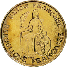Coin, FRENCH OCEANIA, Franc, 1948, Paris, ESSAI, MS(63), Nickel-Bronze, KM:E4